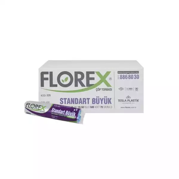 FLOREX 65CM X 80CM STANDART BÜYÜK BOY ÇÖP TORBASI