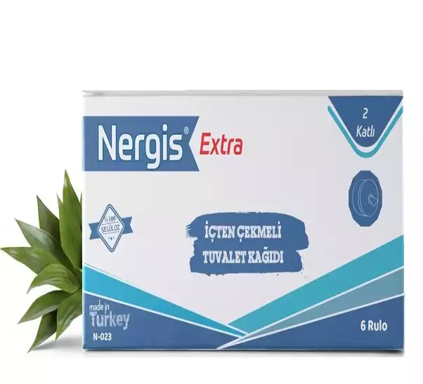 NERGİS EXTRA İÇTEN ÇEKMELİ TUVALET KAĞIDI 6 RULO