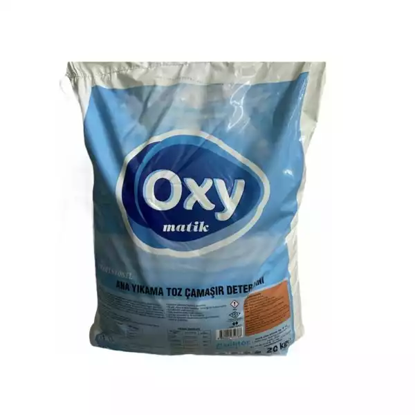 OXY MATİK ANA YIKAMA TOZ ÇAMAŞIR DETERJANI 20 KG