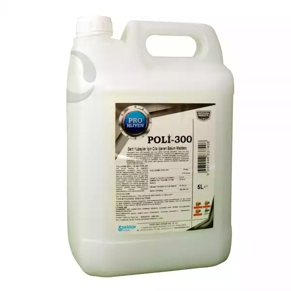 PROHİJYEN POLİ 300 SERT YÜZEYLER İÇİN CİLA İÇEREN BAKIM MADDESİ