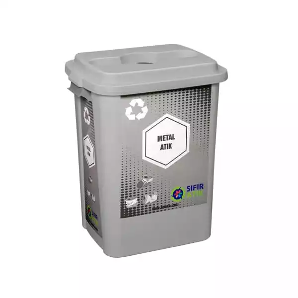 SIFIR ATIK ÇÖP KOVASI 70 LT (METAL ATIK)